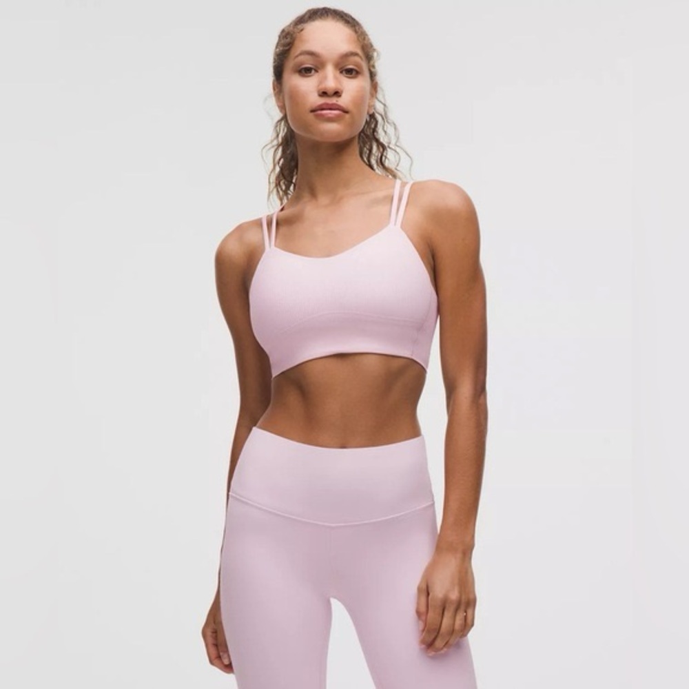 Lululemon Like A Cloud Longline Bra B/C - Meadowsweet Pink